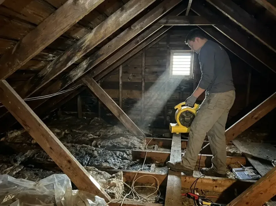 attic-water-damage-drying-proc-007 — frequently asked questions, Emergency Water Extraction & 24/7 Flood Response in Dinuba,…
